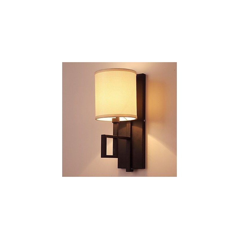 Applique da parete moderna contemporanea mini con luce ambientale, finitura galvanizzata, E12/E14