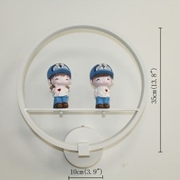 Applique da parete LED moderna minimalista in alluminio, 35 cm