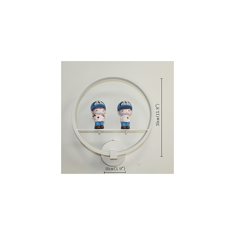 Applique da parete LED moderna minimalista in alluminio, 35 cm