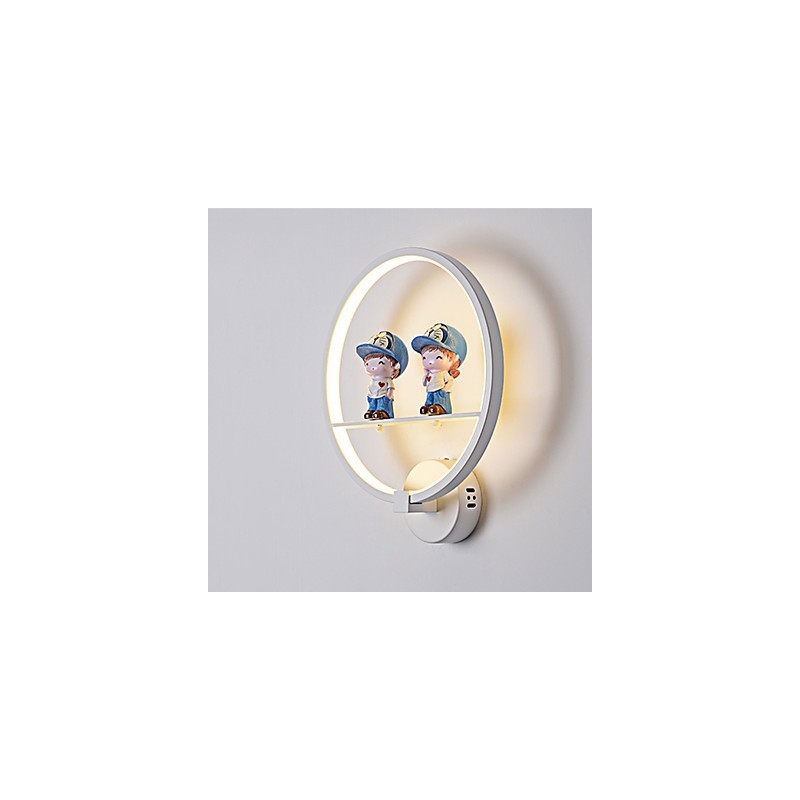 Applique da parete LED moderna minimalista in alluminio, 35 cm
