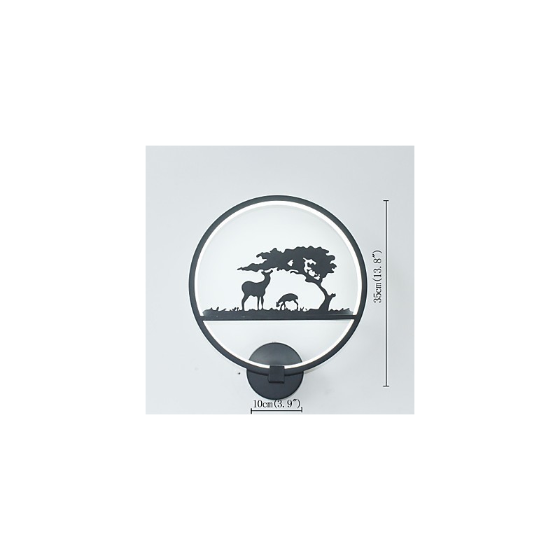 Applique LED moderna minimalista in alluminio 19 W 30 cm