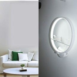Applique da parete LED moderna per camera da letto e corridoio, 19 W, 30 cm