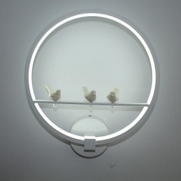 Applique da parete LED moderna contemporanea finitura pitturata 19 W 30 cm