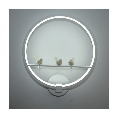 Applique da parete LED moderna contemporanea finitura pitturata 19 W 30 cm