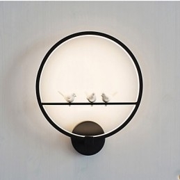 Applique da parete LED moderna contemporanea finitura pitturata 19 W 30 cm