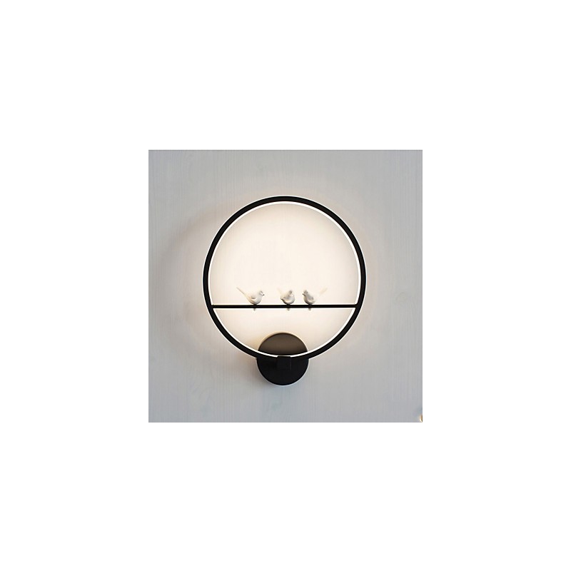 Applique da parete LED moderna contemporanea finitura pitturata 19 W 30 cm