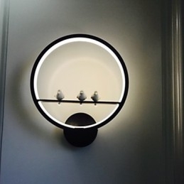 Applique da parete LED moderna contemporanea finitura pitturata 19 W 30 cm