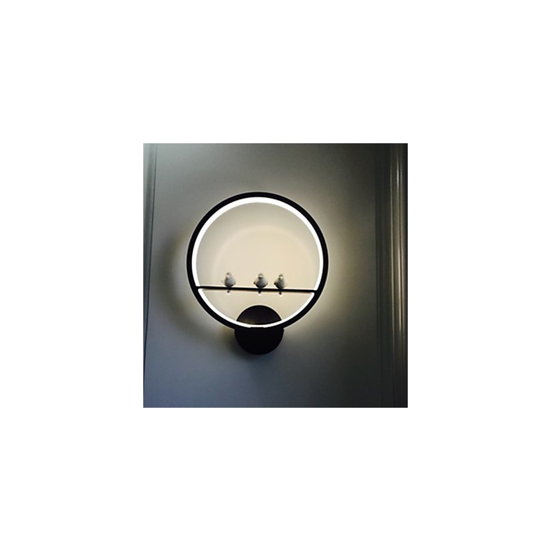 Applique da parete LED moderna contemporanea finitura pitturata 19 W 30 cm