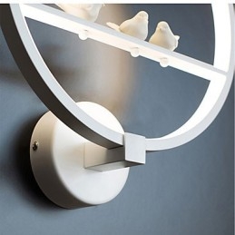 Applique da parete LED moderna contemporanea finitura pitturata 19 W 30 cm