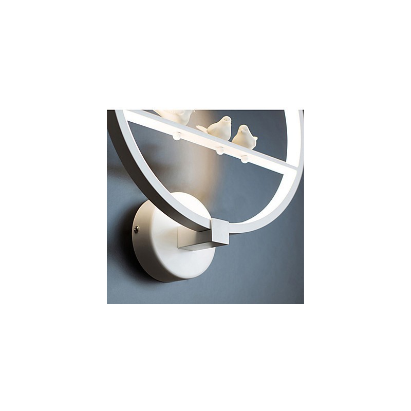Applique da parete LED moderna contemporanea finitura pitturata 19 W 30 cm