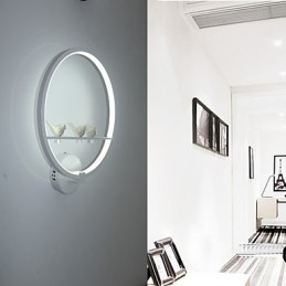 Applique da parete LED moderna contemporanea finitura pitturata 19 W 30 cm