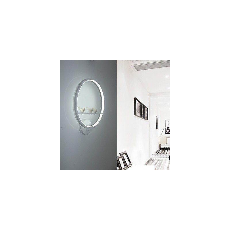 Applique da parete LED moderna contemporanea finitura pitturata 19 W 30 cm
