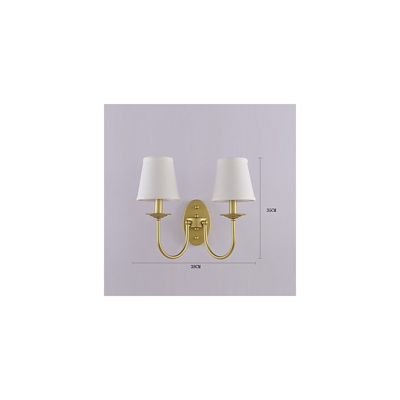 Applique da parete rustica vintage in rame antico