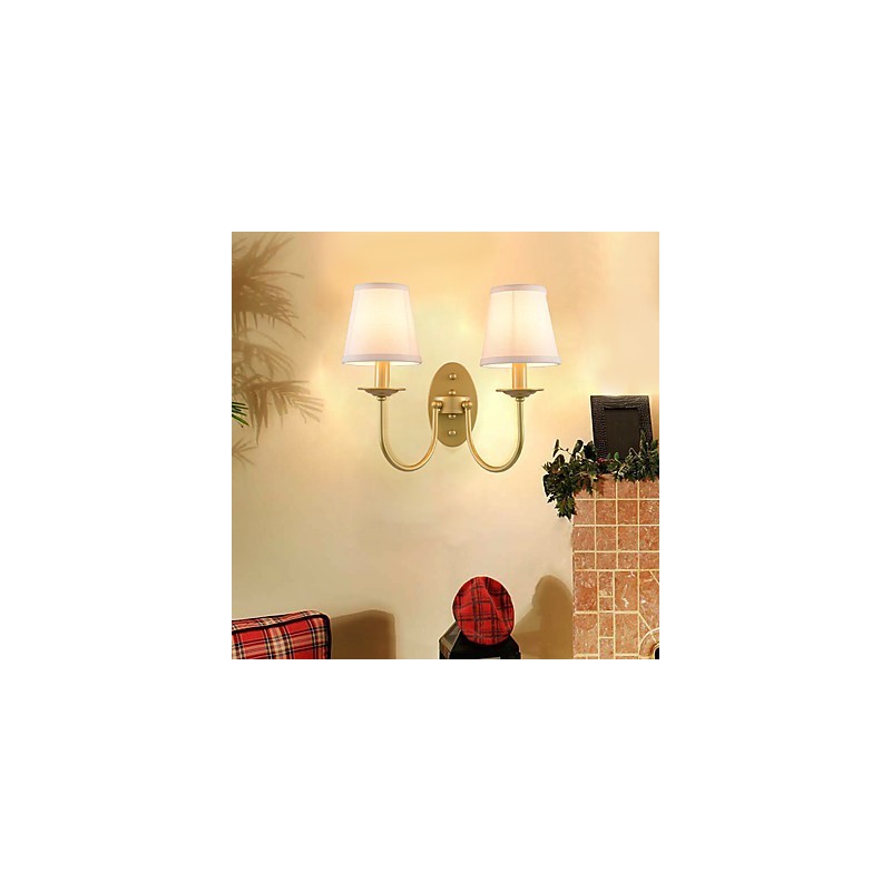 Applique da parete rustica vintage in rame antico