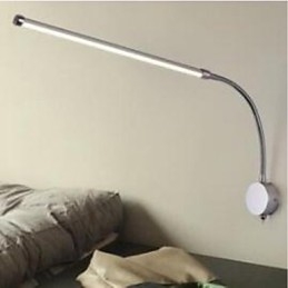 Applique da parete LED 9 W in metallo, luce ambientale, interruttore On/Off
