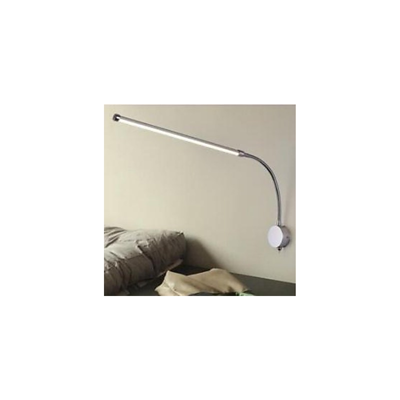 Applique da parete LED 9 W in metallo, luce ambientale, interruttore On/Off