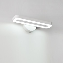 Applique da parete LED moderna contemporanea 8 W luce ambientale 28 x 9,5 cm