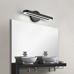 Applique da parete LED moderna contemporanea 8 W luce ambientale 28 x 9,5 cm