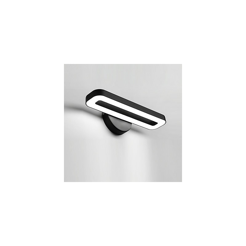 Applique da parete LED moderna contemporanea 8 W luce ambientale 28 x 9,5 cm