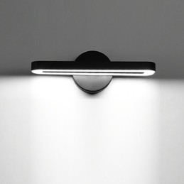 Applique da parete LED moderna contemporanea 8 W luce ambientale 28 x 9,5 cm