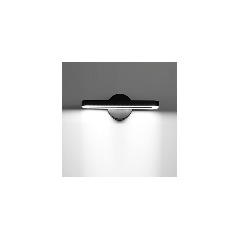 Applique da parete LED moderna contemporanea 8 W luce ambientale 28 x 9,5 cm
