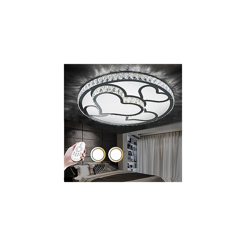 Plafoniera LED a filo moderna/contemporanea bianca in metallo e PVC 34 W