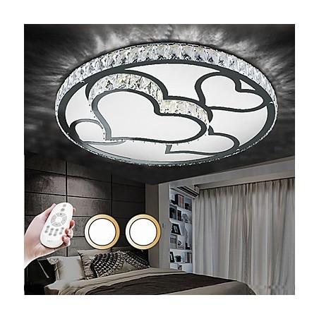 Plafoniera LED a filo moderna/contemporanea bianca in metallo e PVC 34 W