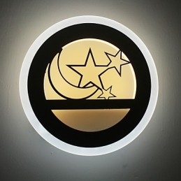 Applique da parete moderna minimalista LED integrato 29 W 28 x 28 x 7 cm