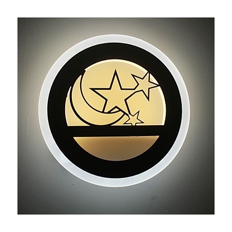 Applique da parete moderna minimalista LED integrato 29 W 28 x 28 x 7 cm