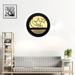 Applique da parete moderna minimalista LED integrato 29 W 28 x 28 x 7 cm