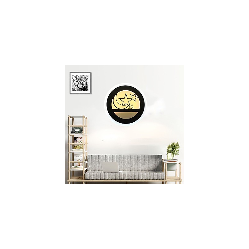 Applique da parete moderna minimalista LED integrato 29 W 28 x 28 x 7 cm