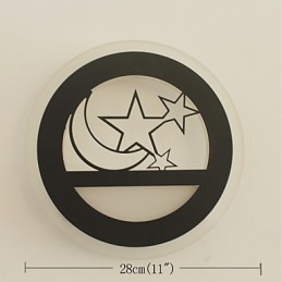 Applique da parete moderna minimalista LED integrato 29 W 28 x 28 x 7 cm