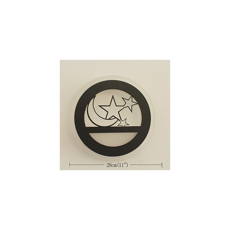 Applique da parete moderna minimalista LED integrato 29 W 28 x 28 x 7 cm