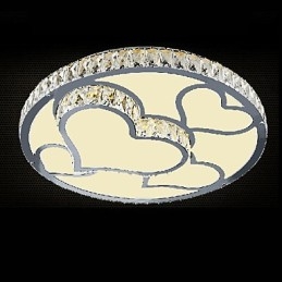 Plafoniera LED a filo moderna/contemporanea bianca in metallo e PVC 34 W