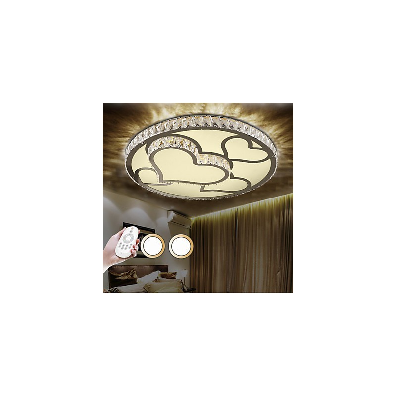 Plafoniera LED a filo moderna/contemporanea bianca in metallo e PVC 34 W