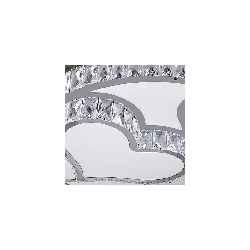 Plafoniera LED a filo moderna/contemporanea bianca in metallo e PVC 34 W