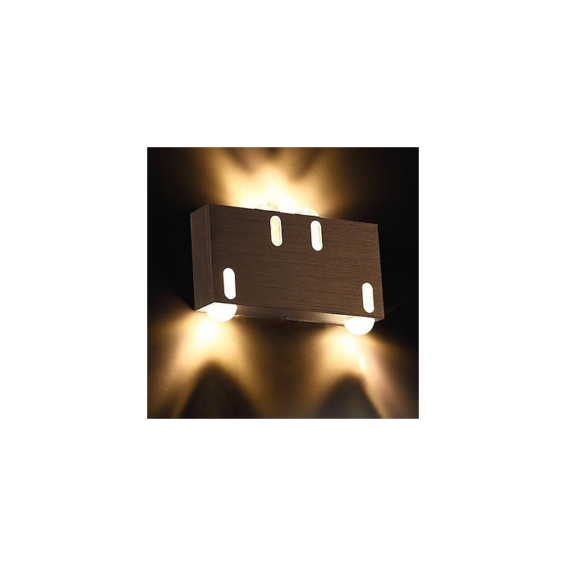 Applique da parete LED integrato moderna contemporanea in metallo 16x3x10 cm