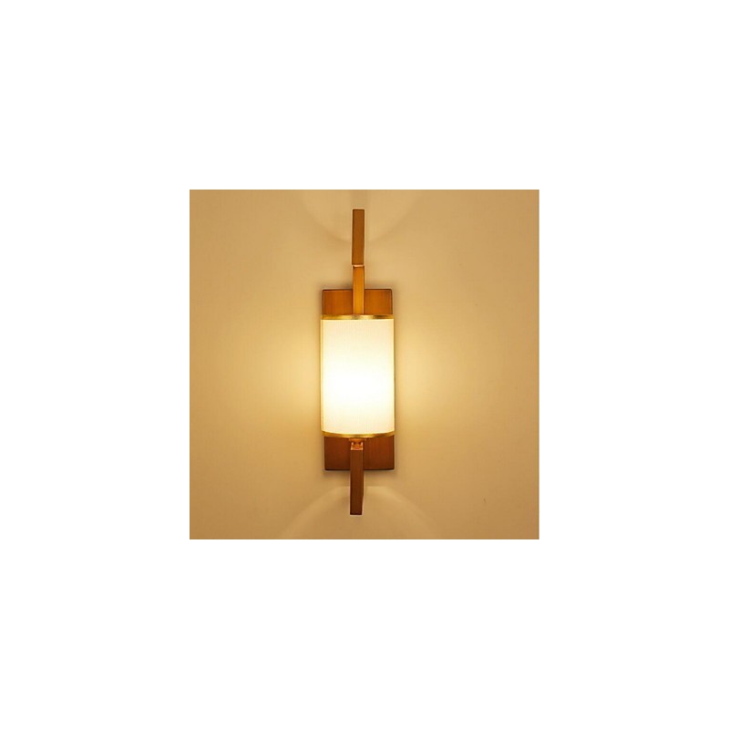 Applique da parete moderna contemporanea uplight in tessuto e metallo E14