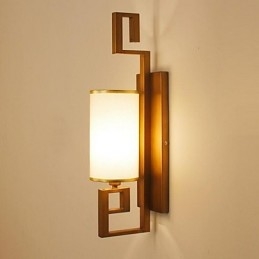 Applique da parete moderna contemporanea uplight in tessuto e metallo E14