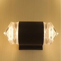 Applique da parete LED integrato 10 W luce ambientale semplice 21x15x9 cm