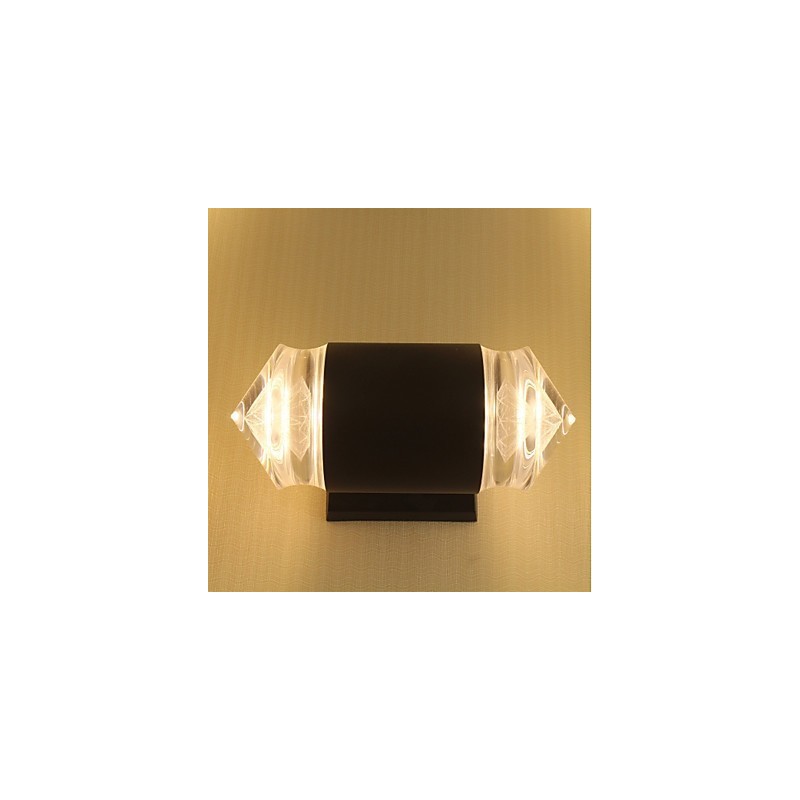 Applique da parete LED integrato 10 W luce ambientale semplice 21x15x9 cm