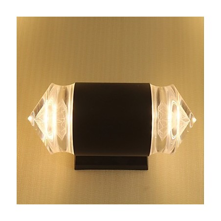 Applique da parete LED integrato 10 W luce ambientale semplice 21x15x9 cm