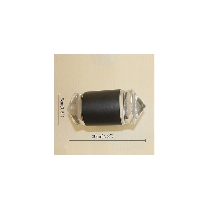 Applique da parete LED integrato 10 W luce ambientale semplice 21x15x9 cm