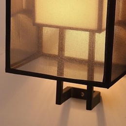 Applique da parete vintage luce ambientale E27 2 lampadine 18x13x60 cm