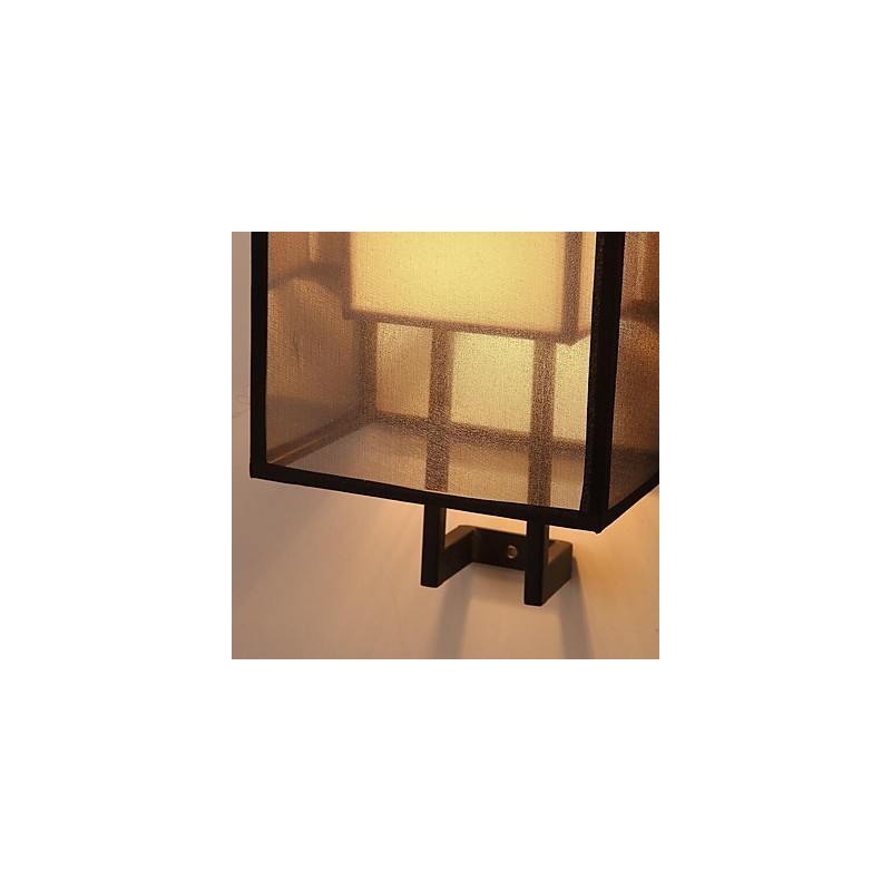 Applique da parete vintage luce ambientale E27 2 lampadine 18x13x60 cm