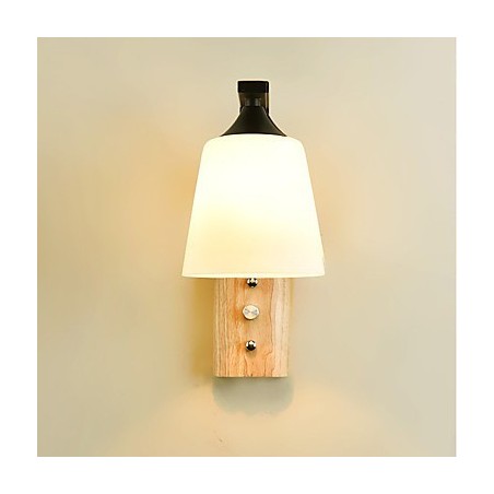 Applique da parete semplice country luce ambientale protezione occhi 5 W E27 20 x 12,5 x 26 cm