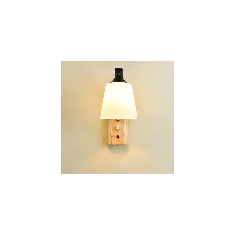 Applique da parete semplice country luce ambientale protezione occhi 5 W E27 20 x 12,5 x 26 cm