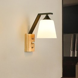 Applique da parete semplice country luce ambientale protezione occhi 5 W E27 20 x 12,5 x 26 cm