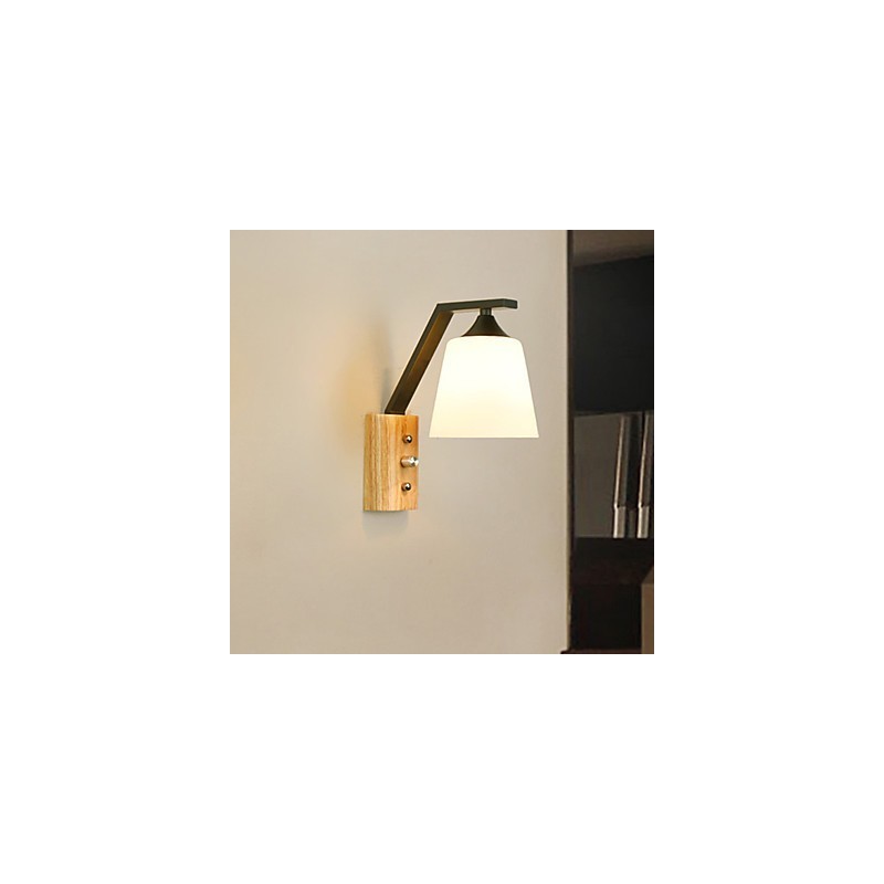 Applique da parete semplice country luce ambientale protezione occhi 5 W E27 20 x 12,5 x 26 cm
