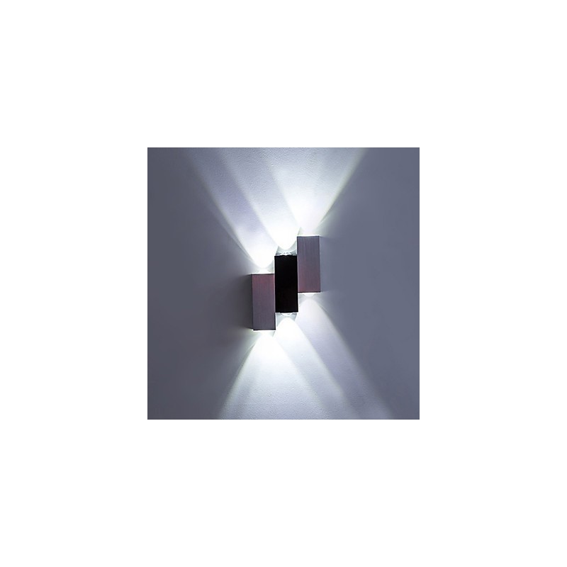 Applique da parete a filo moderna contemporanea spazzolata con luce ambientale, LED integrato, BINGRI
